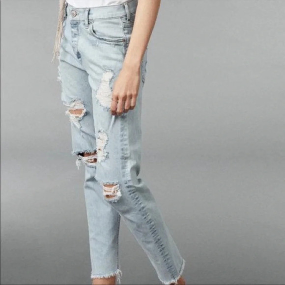 Express distressed skinny denim - Picture 2 of 10
